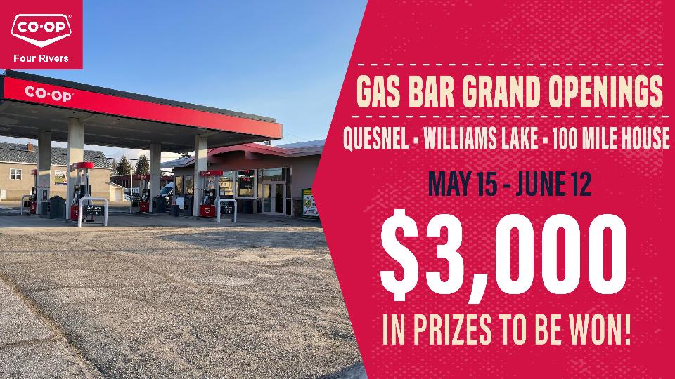 Four Rivers Coop is a locallyowned cooperative serving Quesnel